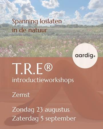Op zondag 23 augustus en zaterdag 5 september organiseren Ellen en Katleen een introductieworkshop TRE® in het voedselbos bij Aardig in Zemst. 

De Tension & Trauma Releasing Exercises zijn een eenvoudige, toegankelijke methode om spanning los te laten via een reeks fysieke oefeningen. Je maakt opnieuw contact met je lichaam en haar natuurlijk herstelvermogen, terwijl je hoofd gewoon mee mag doen 🌸

Deze introductieworkshop is ideaal als je:
* nieuwsgierig bent naar TRE®
* je een laagdrempelige eerste ervaring zoekt
* je al eerder TRE®  aanleerde en graag nog eens alle oefeningen stap voor stap herhaalt 
* je een regelmatige TRE® beoefenaar bent, maar nieuwsgierig bent naar een ervaring in het groen

Connecteren met je lichaam in de prachtige natuur, wie geeft zichzelf dit mooie cadeautje? 🫶

Info en inschrijven voor een workshop via de google forms (link in bio!). 
Heel erg welkom 🥰
Ellen & Katleen