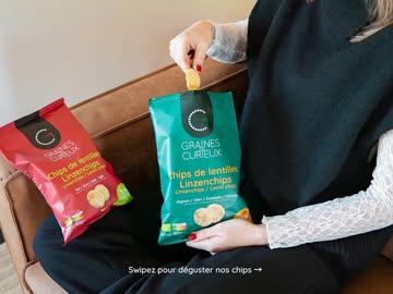 Croustillantes, saines et gourmandes : chez Graines de Curieux, nous voulions créer des chips sans concession. ✨

Des chips de lentilles soufflées, légères et ultra croustillantes, pensées pour allier plaisir et équilibre à chaque bouchée !

Retrouvez-les dans votre magasin bio ou sur notre site 👉 https://www.grainesdecurieux.com/shop

#fabricationartisanale #supportlocalbrand #localproducts