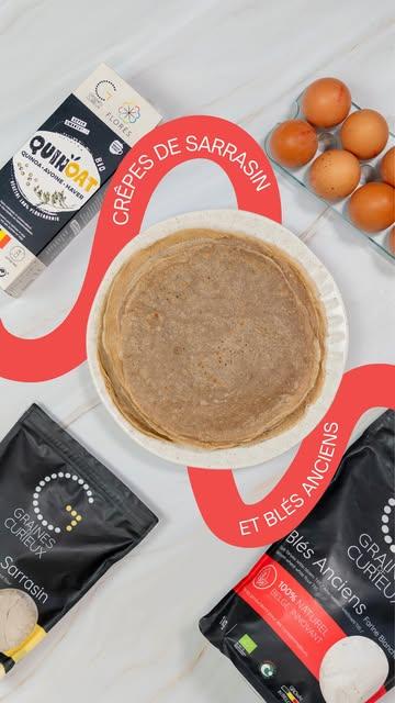 Des crêpes qui ont tout bon. 🥞

Farines Graines de Curieux, ingrédients simples et beaucoup de goût.
La Chandeleur, tout en gourmandise, en version salée 💚

👉 Retrouvez la recette complète sur notre site : https://www.grainesdecurieux.com/recettes 

#chandeleur #produitslocaux #nourrituresaine