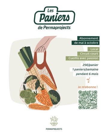 🌱 Mangez local tout en soutenant notre institut de maraîchage !

À Permaprojects, nous formons une nouvelle génération de maraîcher·ères entrepreneur·es engagé·es dans une agriculture durable.
Nos apprenant·es cultivent des légumes en maraîchage bio-intisif, en conditions professionnelles réelles.
En vous abonnant à nos paniers, vous soutenez directement leur apprentissage… tout en profitant de légumes frais et locaux 🥕

👉 Votre abonnement permet de :
✔ valoriser une formation concrète
✔ soutenir un projet pédagogique et entrepreneurial
✔ renforcer une agriculture locale et résiliente

🥬 ABONNEMENT SAISON — 30 paniers (1 panier/semaine pendant 6 mois)
💶 125€/mois
📍 Retrait chaque mercredi (14h–18h)
📅 À partir du 27 mai 2026
Les Terres d'Ici, Chaussée de Bruxelles 117 à La Hulpe

Inscrivez-vous ici :
👉 https://framaforms.org/abonnement-paniers-de-legumes-1776068242
💚 En vous abonnant, vous devenez acteur·rice de l’agriculture de demain.

#MangerLocal #LégumesBio #CircuitCourt #AgricultureDurable #Permaprojects