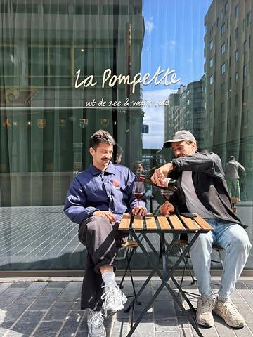 La Pompette 

open vanaf 17 juni

woensdag - diner
donderdag, vrijdag & zaterdag - lunch en diner

reserveer je tafeltje via de link in bio

groetjes Jef & Yacko