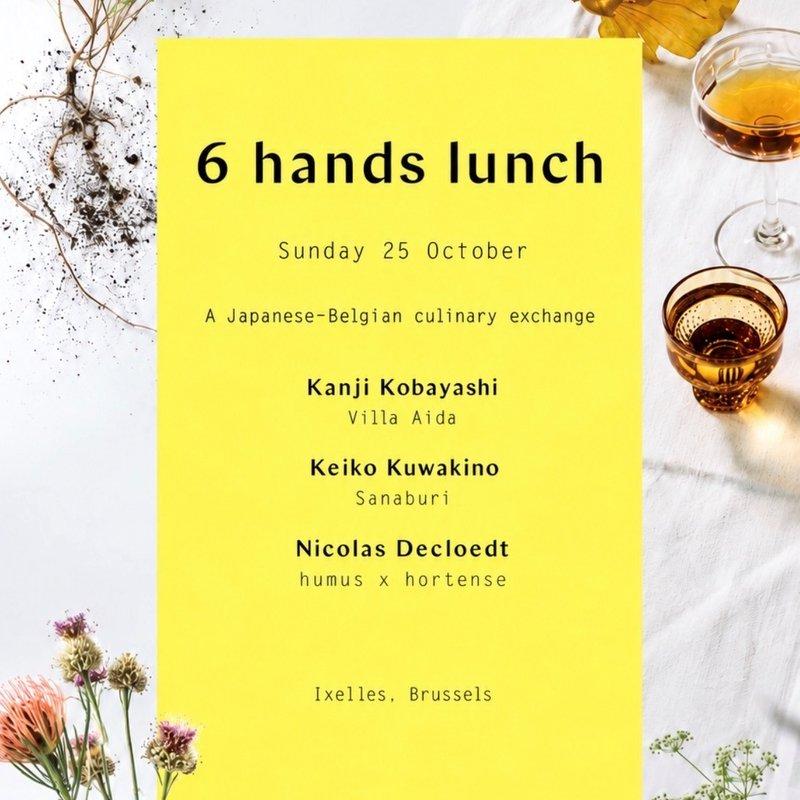6 hands lunch